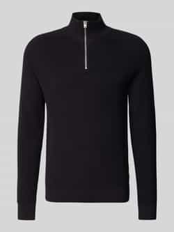 Casual friday Gebreide pullover met opstaande kraag model 'HARRY'