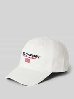 Polo Sport Baseballpet met labelstitching