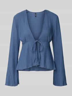 Only Slim fit cardigan van elastische crêpe model 'CAMILLE'