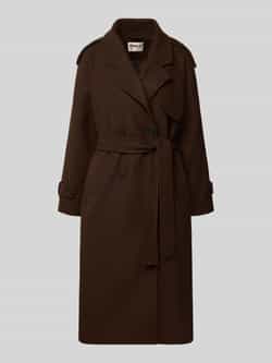 Only Regular fit lange jas met reverskraag model 'DEAR-TRILLION'