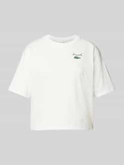 Lacoste Sport T-shirt met label- en logoprint