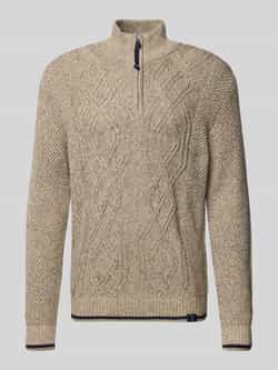 Lerros Gebreide pullover met schipperskraag