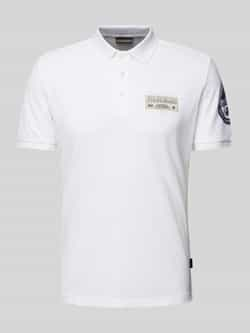 Napapijri Slim fit poloshirt met labelpatch model 'E-AMUNDSEN'