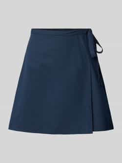 Marc O'Polo DENIM Linnen rok met vetersluiting opzij
