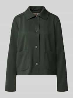Regular fit Jack met viscose Model 'Nanni'
