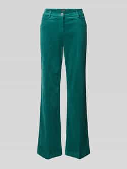 TONI Flared corduroy broek met persplooien model 'Jolie'