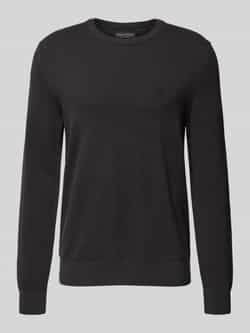MARC O POLO Gebreide pullover met labelstitching