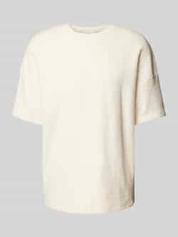 American vintage T-shirt met geribde ronde hals model 'BOBYPARK'
