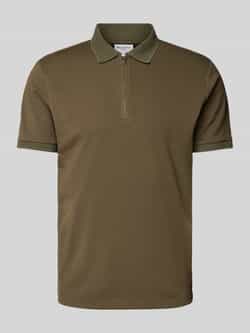 Selected Homme Regular fit poloshirt met ritssluiting model 'FAVE'