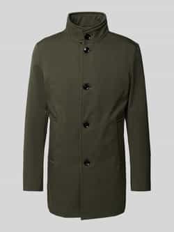 Strellson Lange jas met opstaande kraag model 'FINCHLEY'