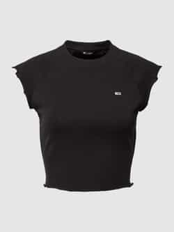 Tommy Jeans Babylock T-shirt voor dames Black Dames