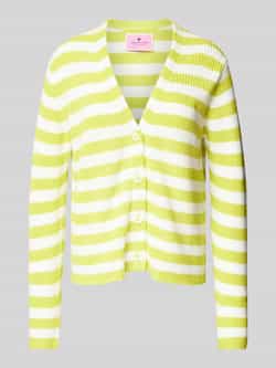 Lieblingsstück Gebreid jack met streepmotief model 'Kalimba'