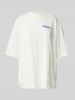 Pegador Oversized T-shirt met label- en statementprint model 'HABANA'