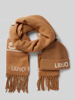 Liu Jo White Beanie in een set met sjaal