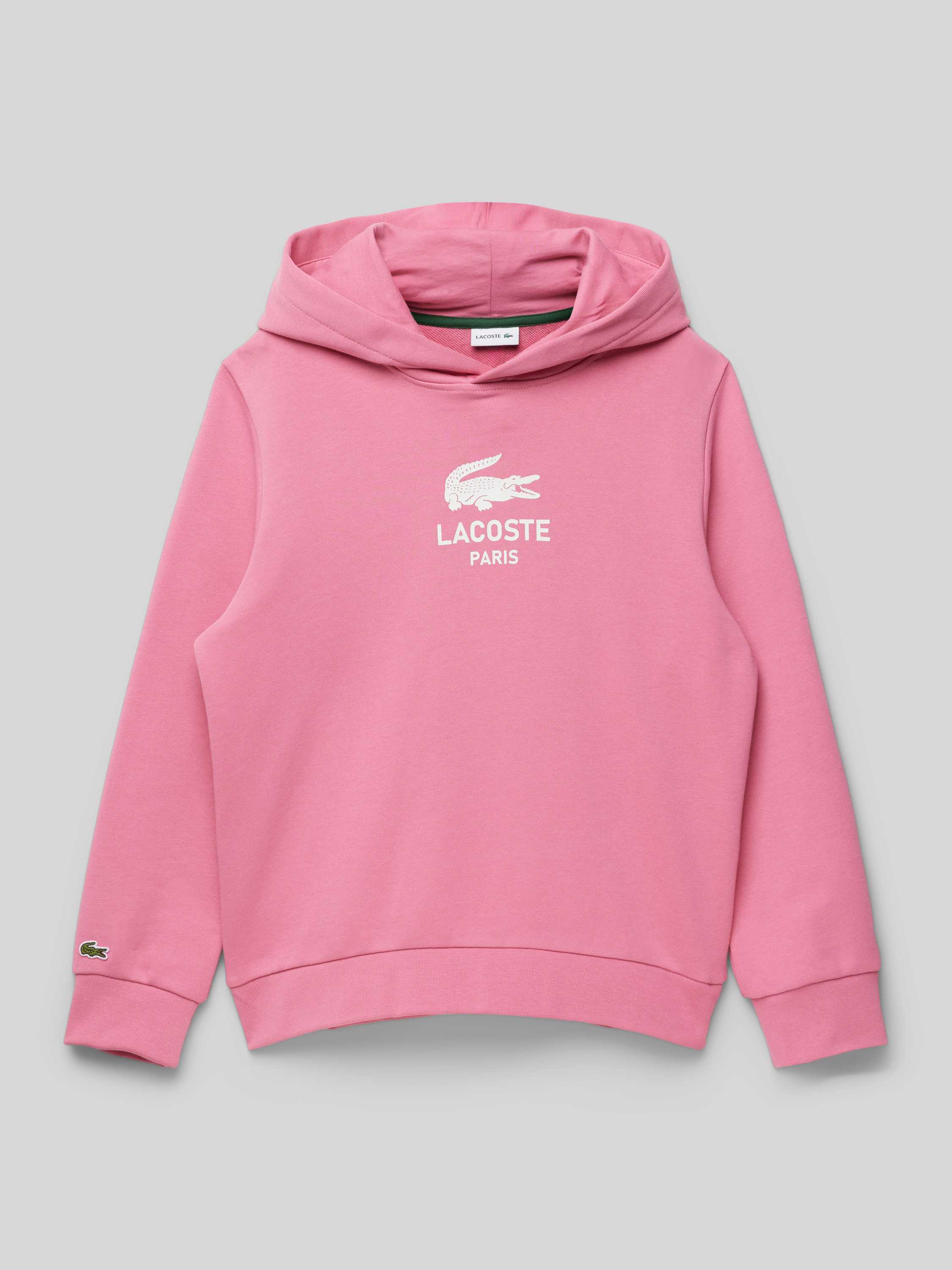 Lacoste Hoodie met labelprint