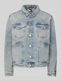 Tommy Jeans Regular fit jeansjack van katoenmix