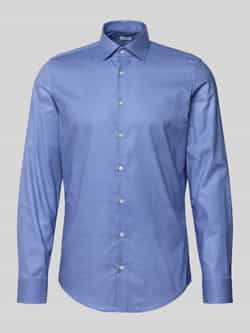 Seidensticker Slim fit zakelijk overhemd van katoen met kentkraag