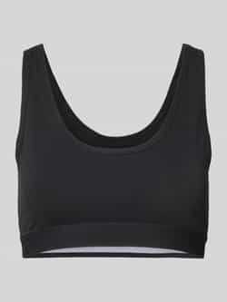 Snocks Bustier met elastische band en labeldetail