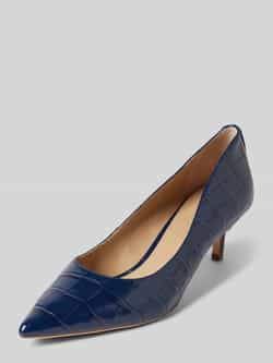 Lauren Ralph Lauren Leren pumps met structuurmotief model 'ADRIENNE'