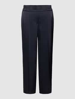 Marc Cain Washington Broek met flexibele tailleband Blue Dames