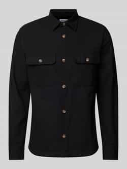 Jack & jones Slim fit vrijetijdsoverhemd met borstzakken met klep model 'DARREN'