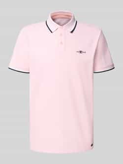 Tom Tailor Regular fit poloshirt van katoenmix