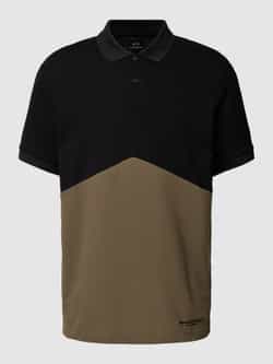 Armani Exchange Poloshirt met labeldetail