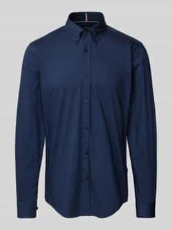 Boss Slim fit zakelijk overhemd met kentkraag model 'Roan'