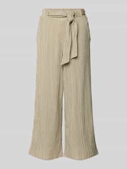 Tom Tailor Denim High rise culotte met strikceintuur