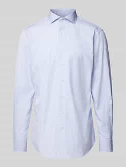 Profuomo Slim fit zakelijk overhemd met haaikraag
