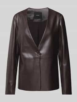 Someday Regular fit blazer in leerlook model 'Noebe'