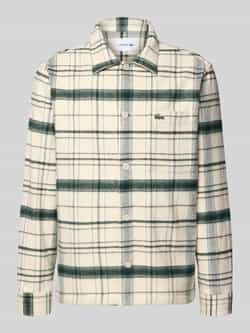 Lacoste Oversized overhemdjack van puur katoen model '6CG'
