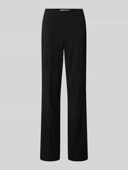 RAFFAELLO ROSSI Straight leg stoffen broek met persplooien model 'BRITTA'