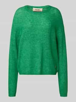 MOS MOSH Gebreide pullover met ronde hals model 'Mape'