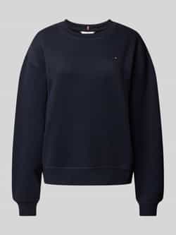 Tommy Hilfiger Sweatshirt met labelstitching en ronde hals