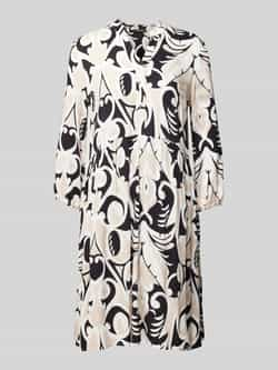 MORE & MORE Knielange jurk met all-over print