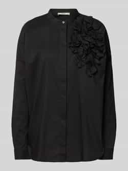 0039 italy Overhemdblouse met blinde knoopsluiting model 'SONJA'