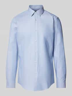 Boss Slim fit zakelijk overhemd met kentkraag model 'Hank'