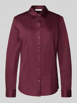 Christian Berg Woman Slim fit blouse met platte kraag