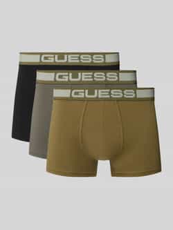 Guess Boxershort met elastische band met logo in een set van 3 stuks model 'JOE'