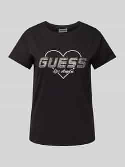 Guess Activewear T-shirt met strass-steentjes model 'NARCISO'