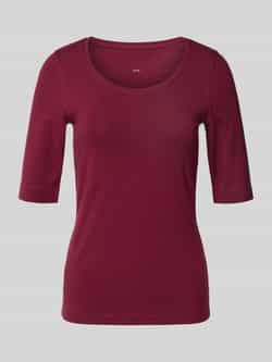 Opus T-shirt met ronde hals en 1 2-mouwen