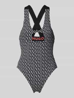 HUGO Badpak met labelprint