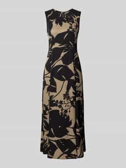 Marc O'Polo Getailleerde midi-jurk van pure viscose