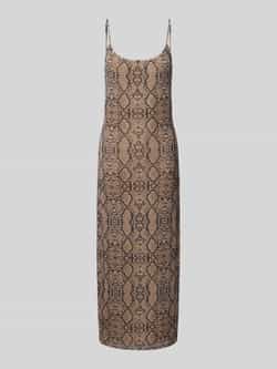 Gina Tricot Midi-jurk met spaghettibandjes en ronde hals