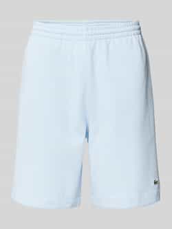 Lacoste Regular fit sweatshorts met elastische band