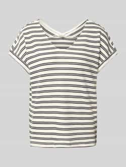 Tom Tailor Oversized T-shirt van gebreide katoenmix