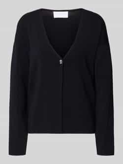 Jake*s Collection Gebreid jack met knoopsluiting.