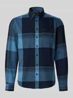 Blend Regular fit vrijetijdsoverhemd met button-downkraag model 'Dac