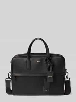 Boss Laptoptas van echt runderleer model 'ZAIR'